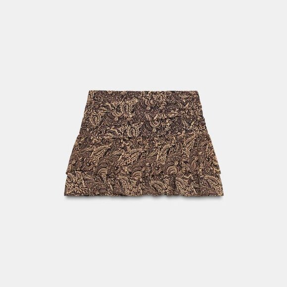 Zara Pleated Ruffle Skort - Picture 7 of 8